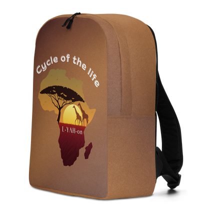 L-YAH-on African Print Minimalist Backpack