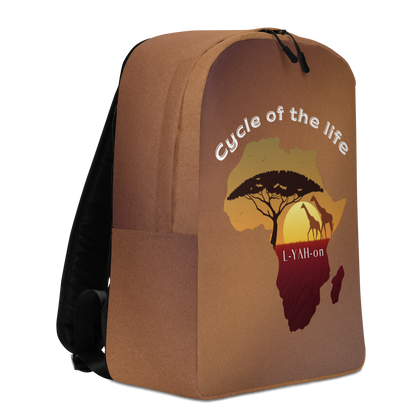 L-YAH-on African Print Minimalist Backpack