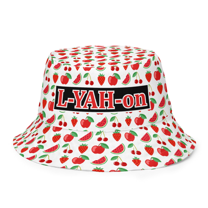 L-YAH-on Reversible Summer Fruits Bucket Hat