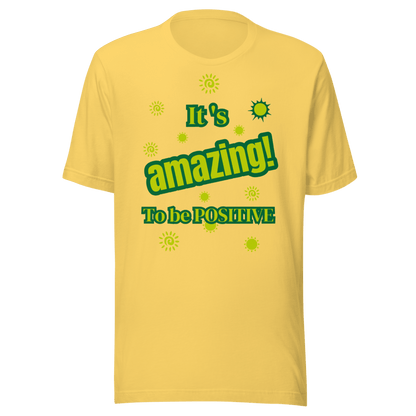 inspirational graphic t-shirt with positive message