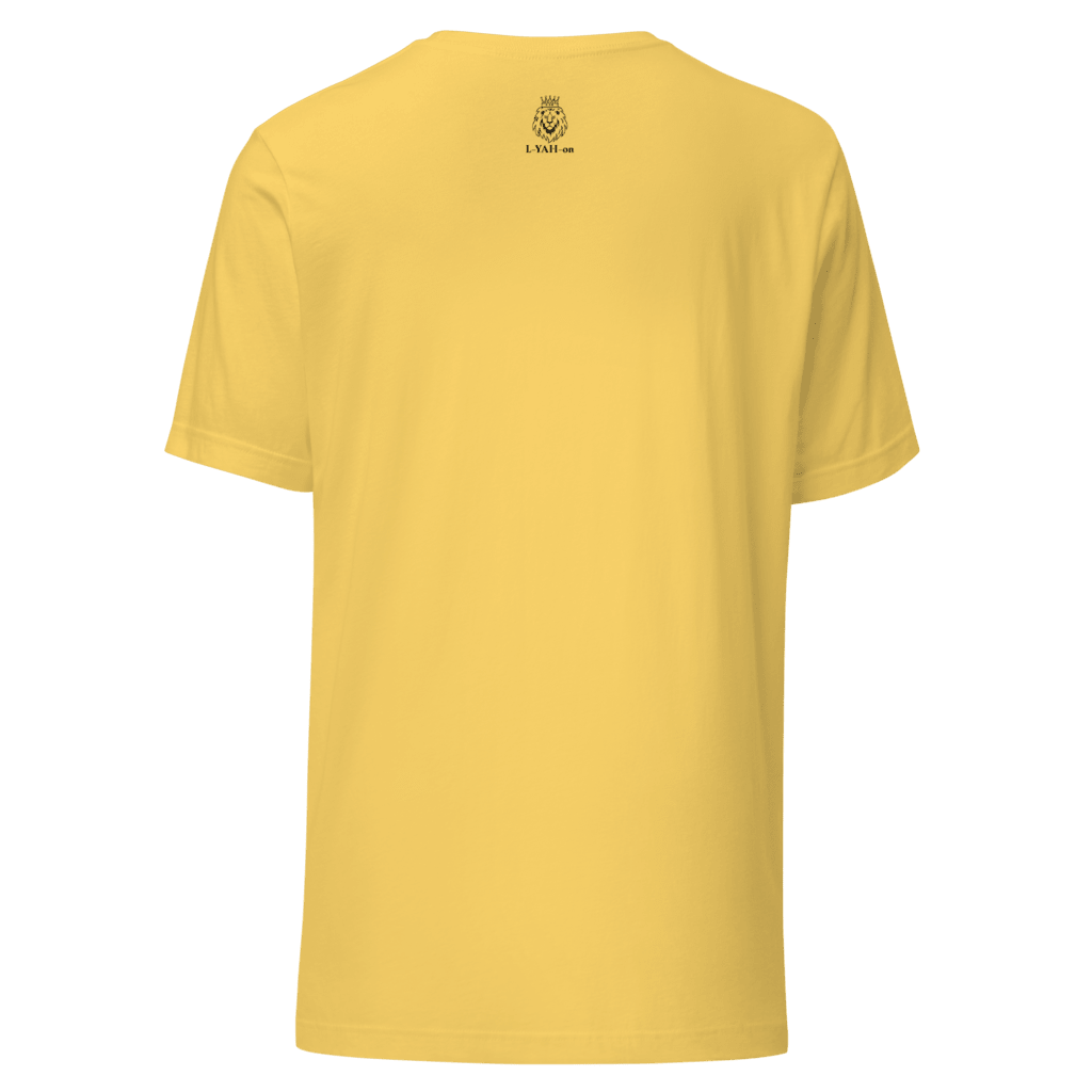 inspirational graphic t-shirt with positive message