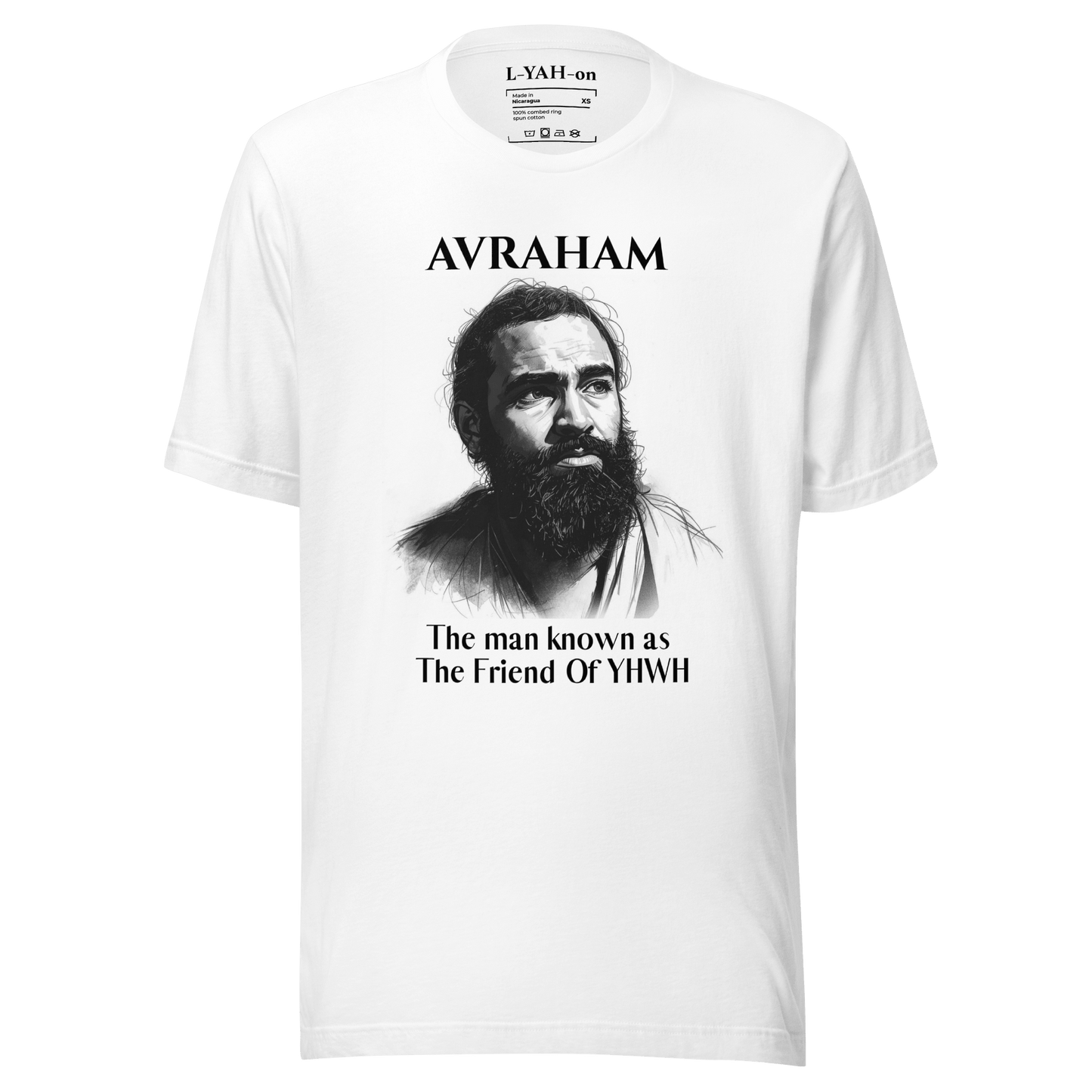 Avraham T-Shirt — The Friend of YHWH - L - YAH - on
