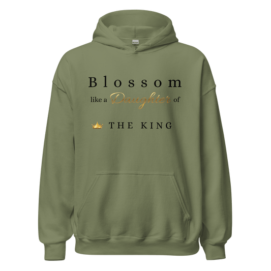 Blossom Like a Daughter of the King Hoodie - L - YAH - onHoodie