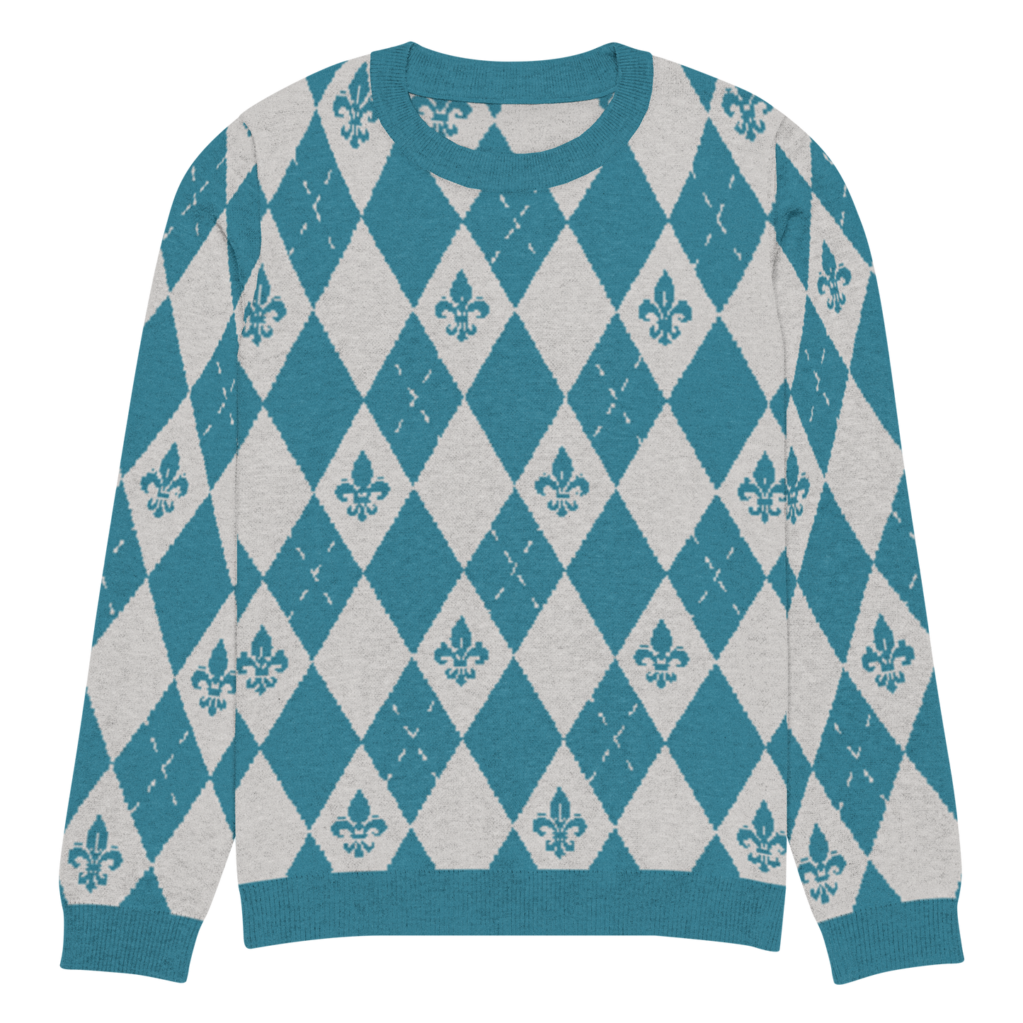 Royal Cyan Knitted Sweater