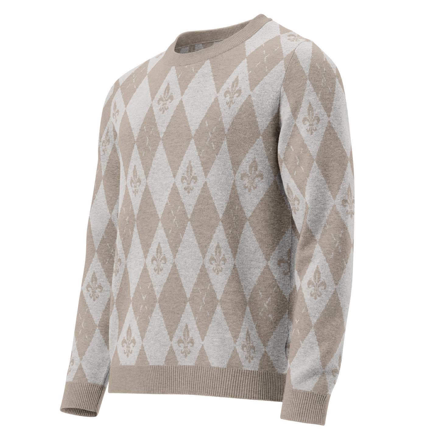 Royal Creme Knitted Sweater