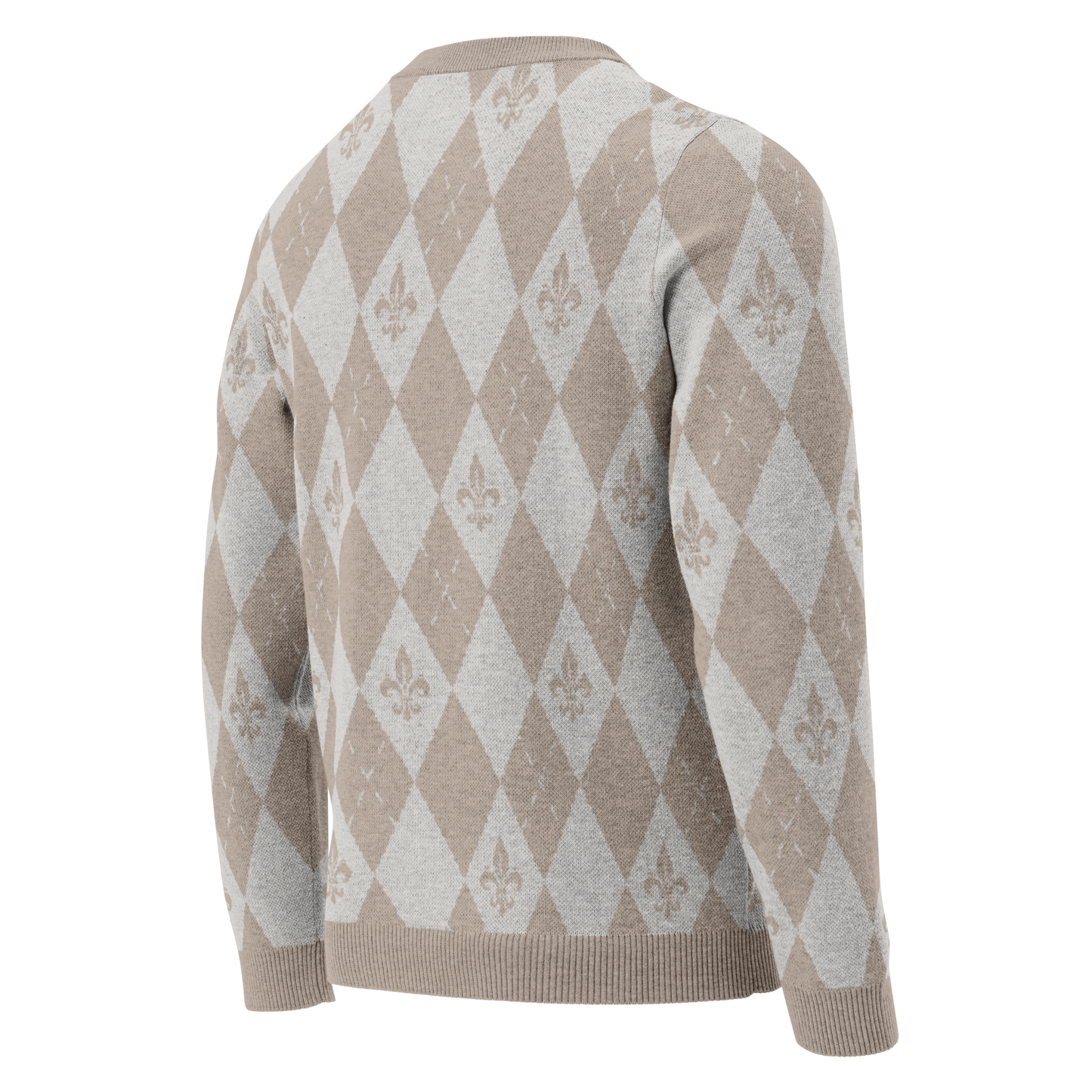 Royal Creme Knitted Sweater