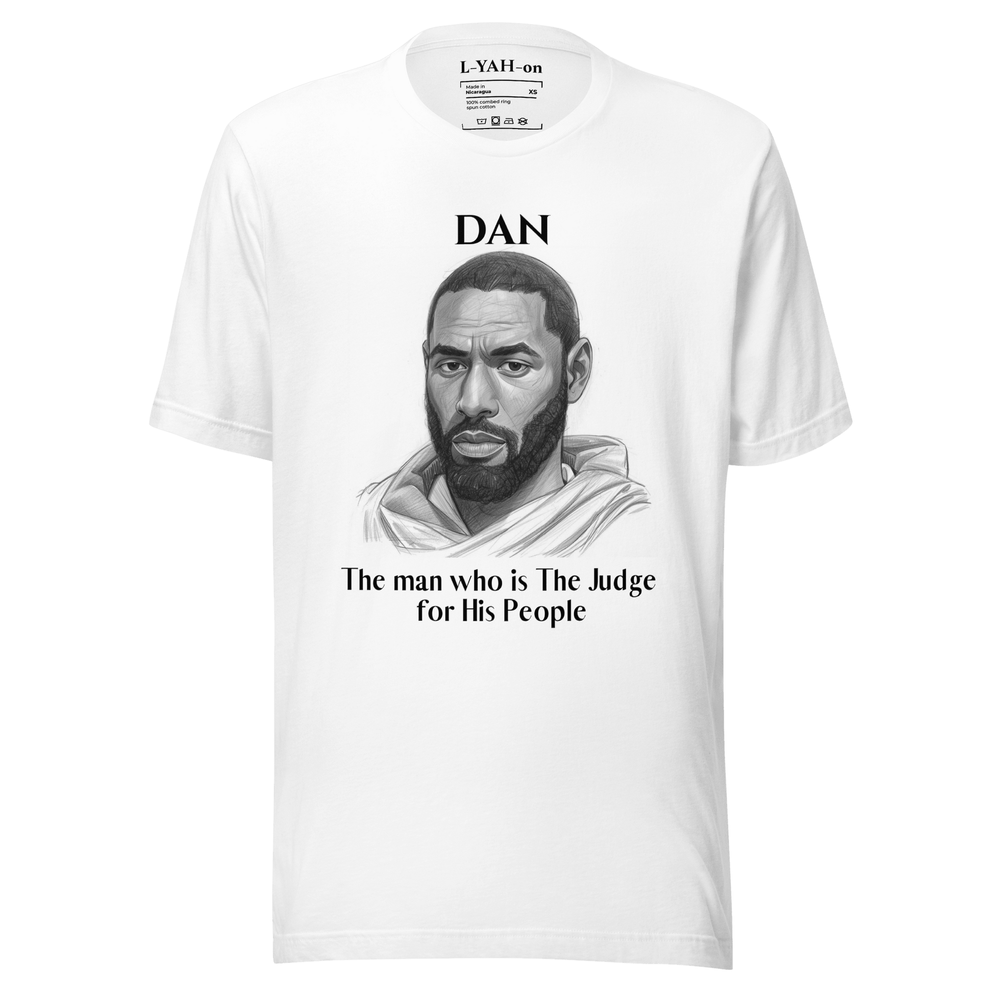 Dan T-Shirt — Judge of His People - L - YAH - on