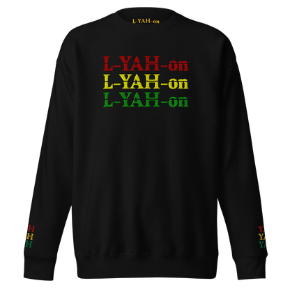 Embroidered Triple L - YAH - on Sweatshirt - L - YAH - onSweatshirt
