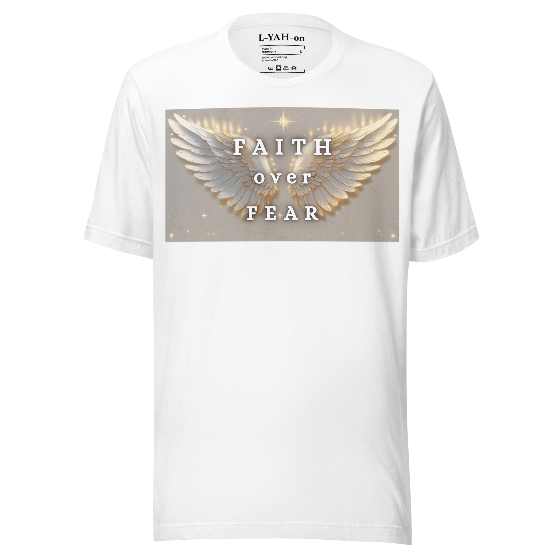 Faith Over Fear T-shirt - Faith-based clothing brand online