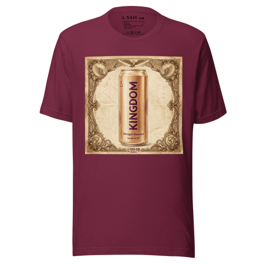 Isaiah 40:31 faith-based t-shirt by L-YAH-on featuring an inspirational Scripture design about hope and strength in YHWH.