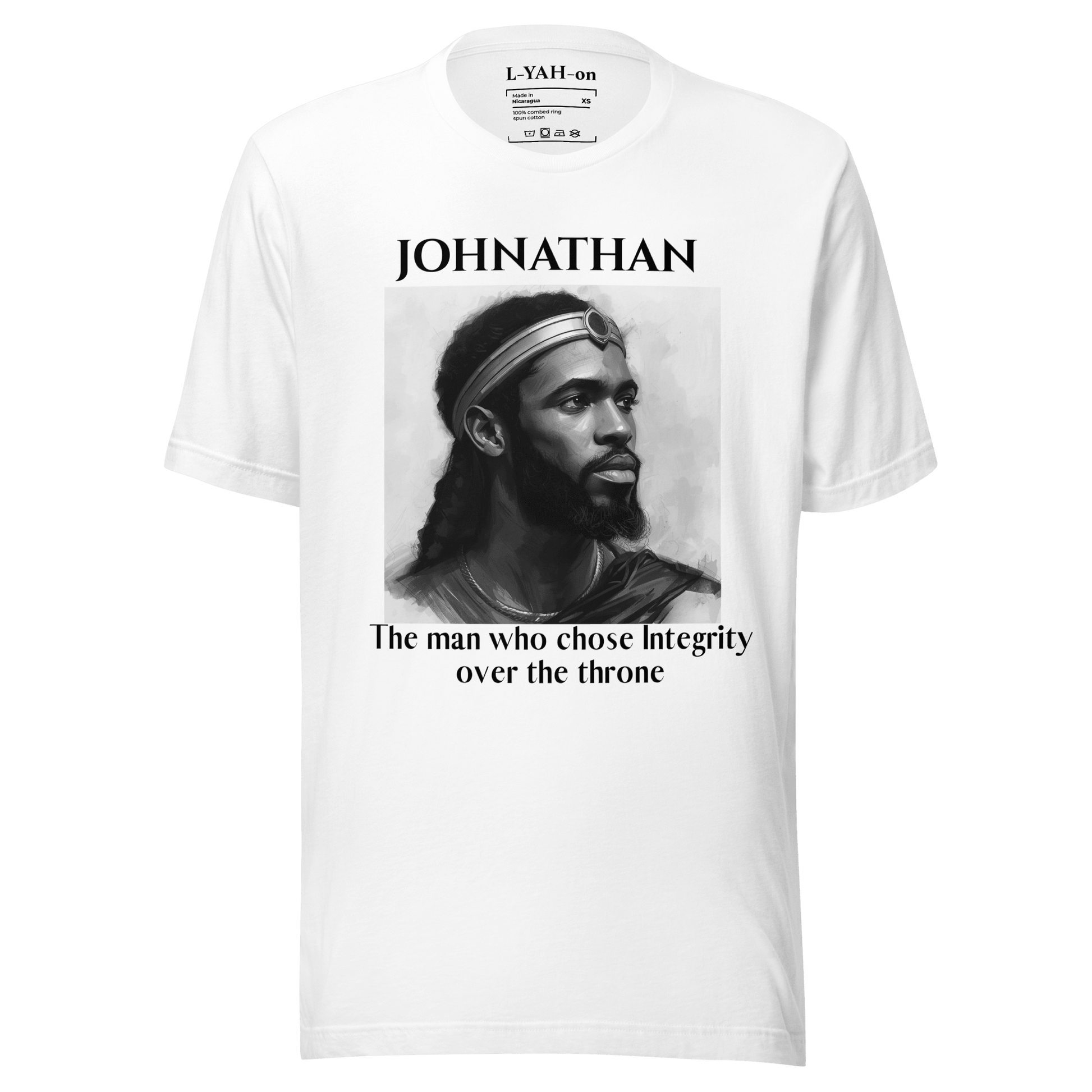 Jonathan T-Shirt — Integrity Above the Throne - L - YAH - on