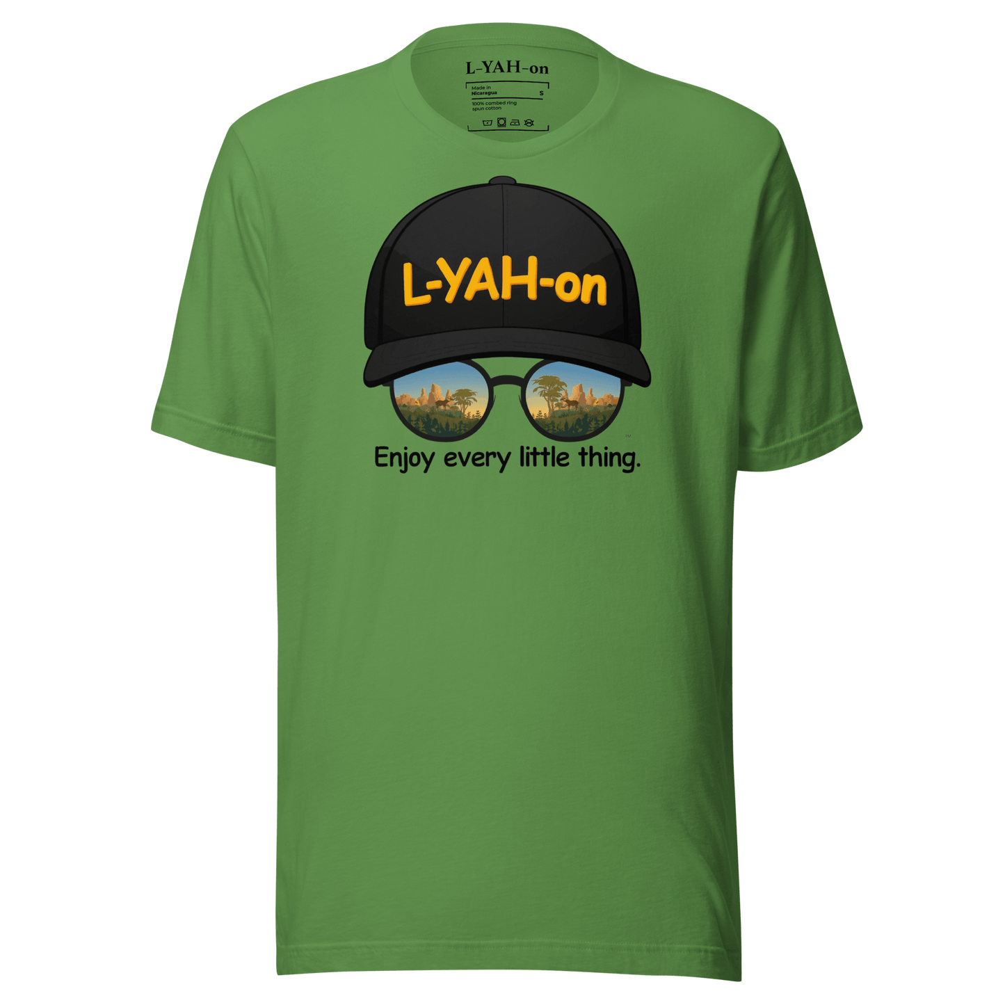 L-YAH-on "Enjoy" T-Shirt - inspirational tee