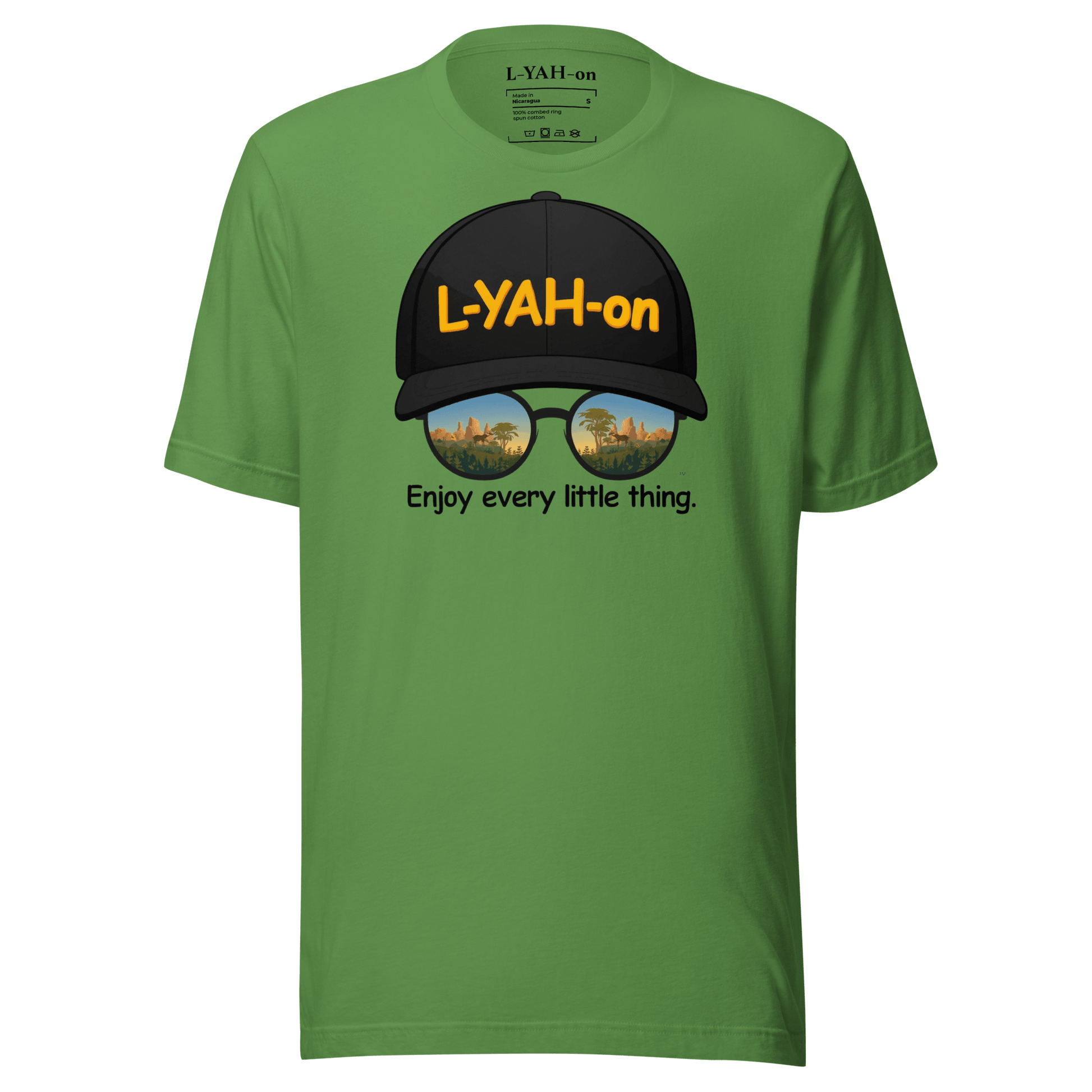 L-YAH-on "Enjoy" T-Shirt - inspirational tee