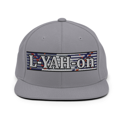 L - YAH - on Framed Snapback Hat - L - YAH - onSnapback Hat