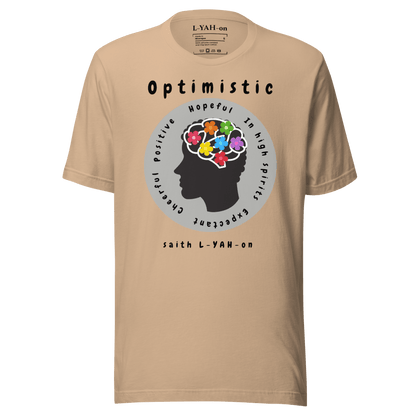 L-YAH-on Optimistic T-shirt - motivational tee