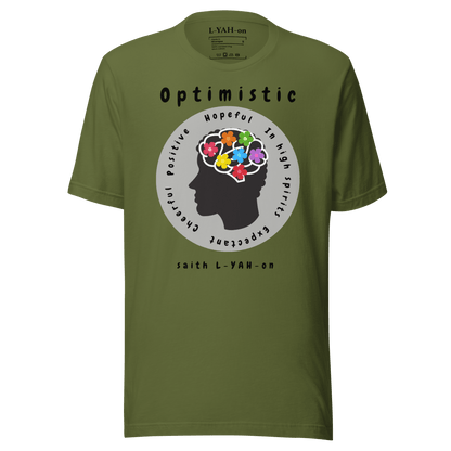 L-YAH-on Optimistic T-shirt - motivational tee