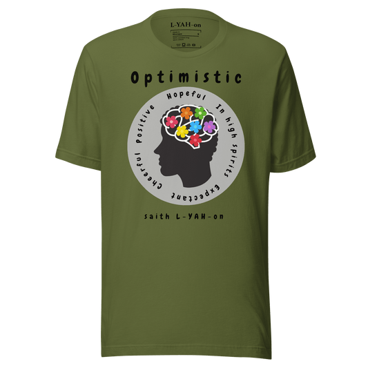 L-YAH-on Optimistic T-shirt - motivational tee