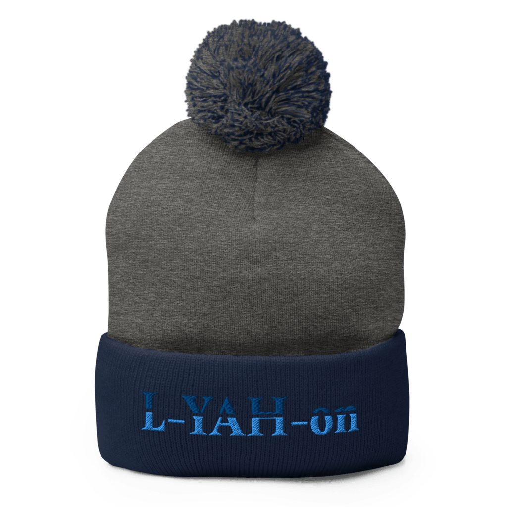 L-YAH-on Pom-Pom Knit Beanie - lifestyle