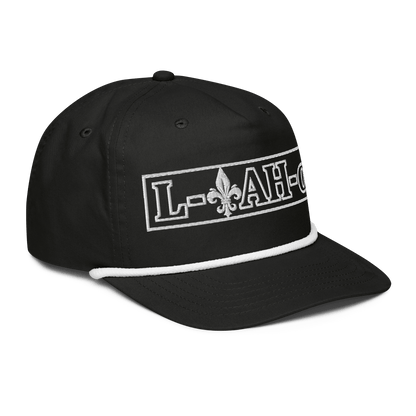 L - YAH - on Principality Cap - L - YAH - onSnapback Hat