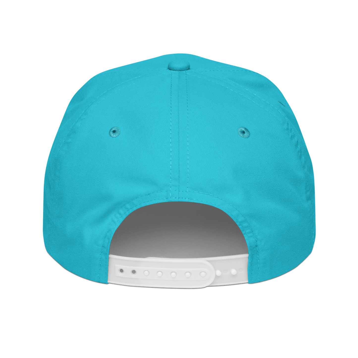 L - YAH - on Turquoise Principality Cap - L - YAH - on Snapback Hat
