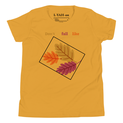 L-YAH-on Youth Autumn T-Shirt - motivational t-shirt