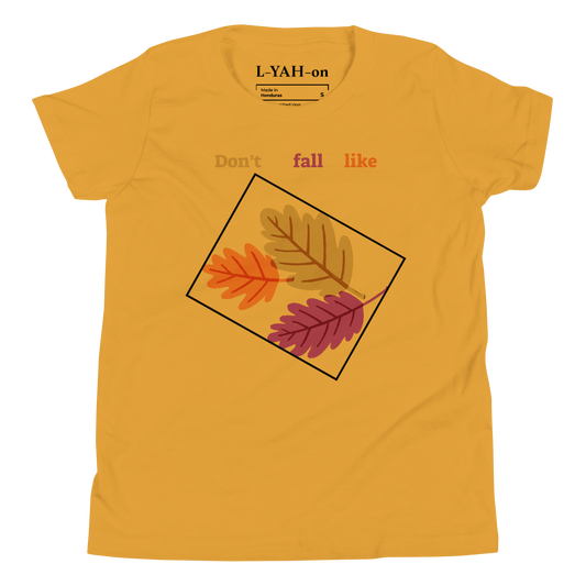 L-YAH-on Youth Autumn T-Shirt - motivational t-shirt