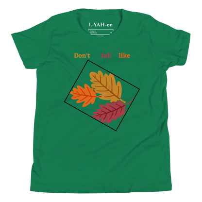L-YAH-on Youth Autumn T-Shirt - motivational t-shirt