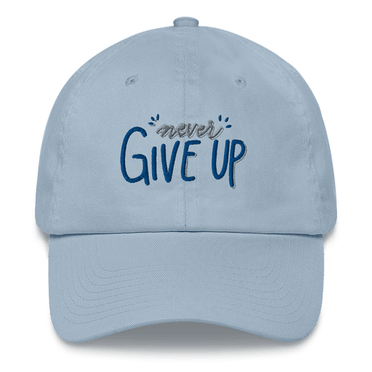 A light blue baseball cap - inspirational t-shirt - faith-based online store