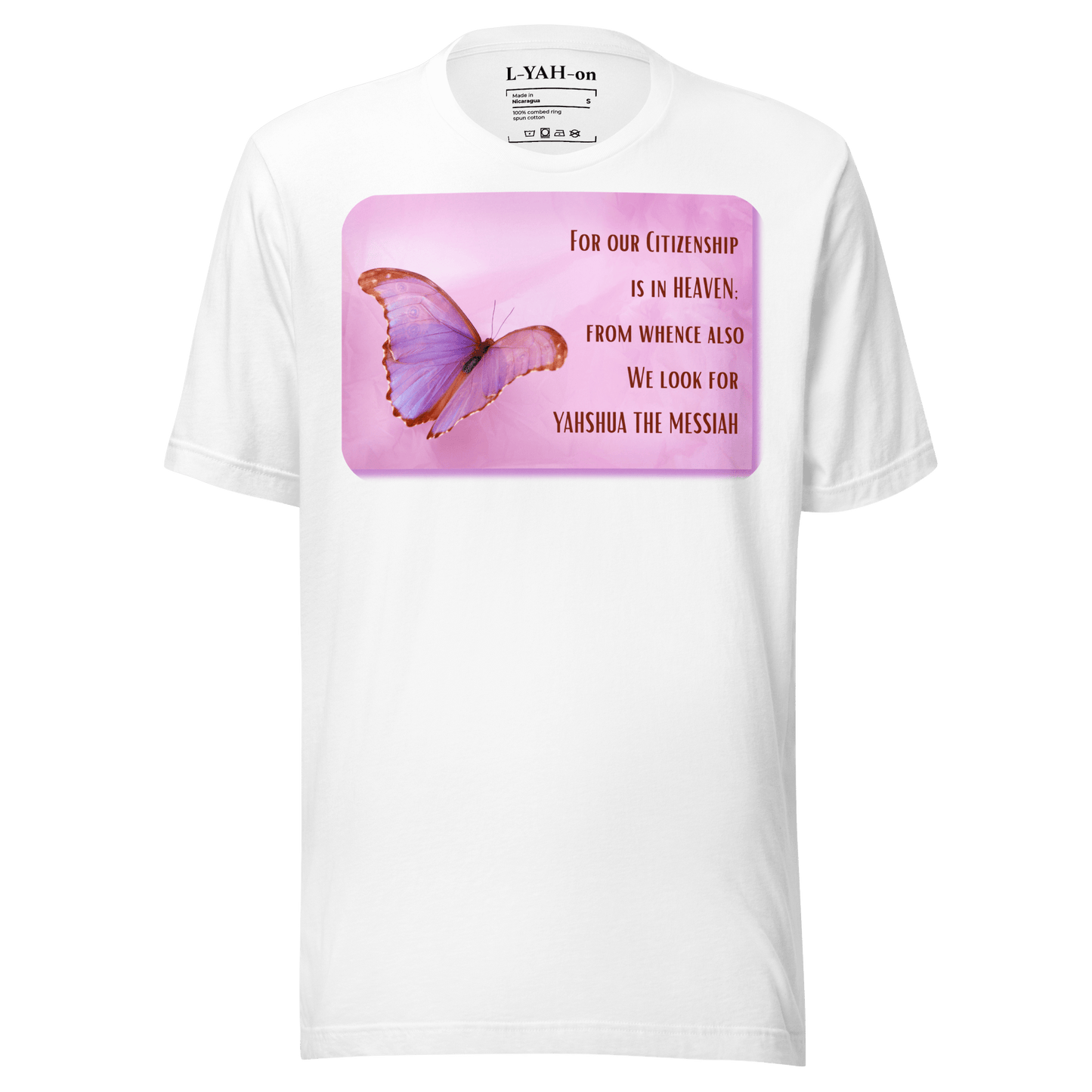 Our Citizenship Is in Heaven T-Shirt - L - YAH - onT-Shirt