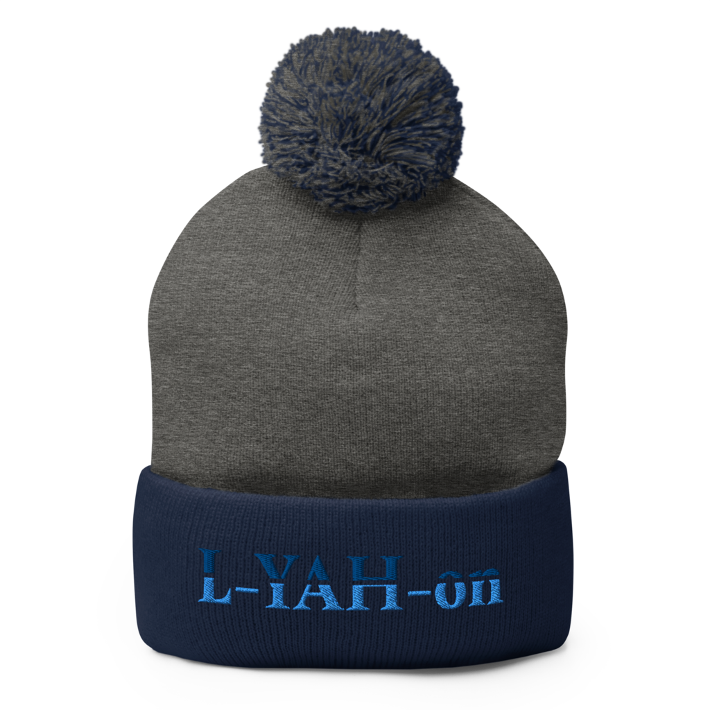 L-YAH-on Pom-Pom Knit Beanie