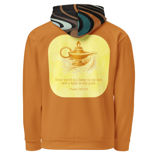 Psalm 119:105 Hoodie - faith-based apparel
