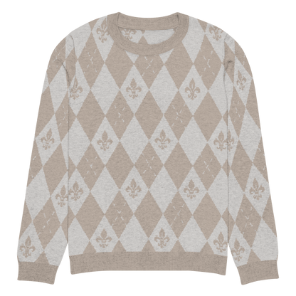 Royal Creme Knitted Sweater - L - YAH - on