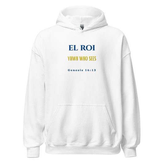 Sacred Names of YHWH Hoodie - EL ROI - L - YAH - onHoodie