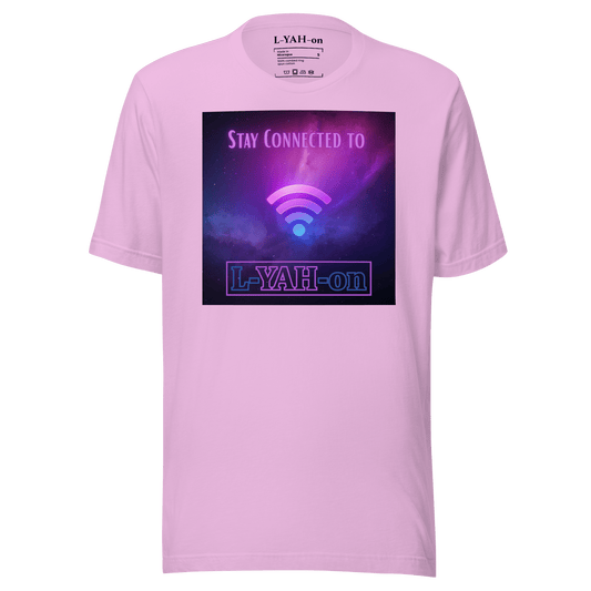 Stay Connected Cosmic T-Shirt – Glowing WiFi - L - YAH - onT-Shirt