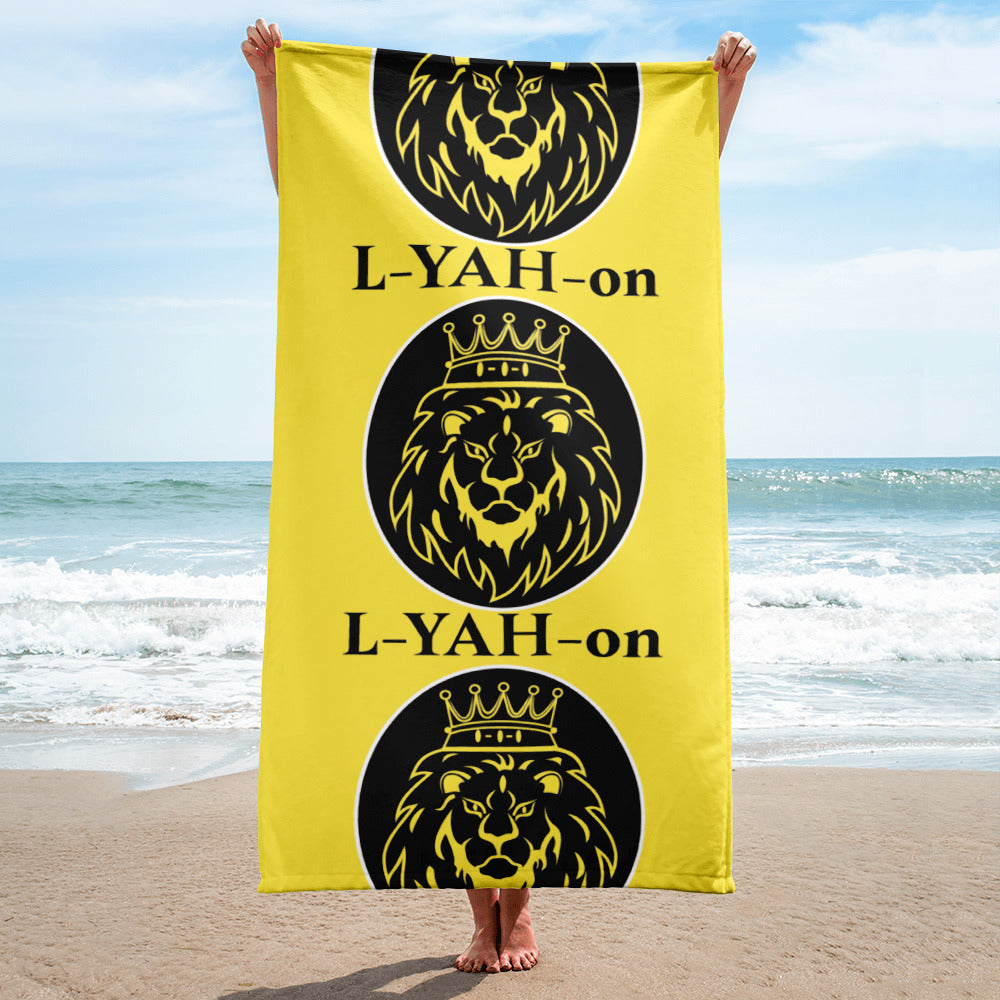 L-YAH-on Beach Towel