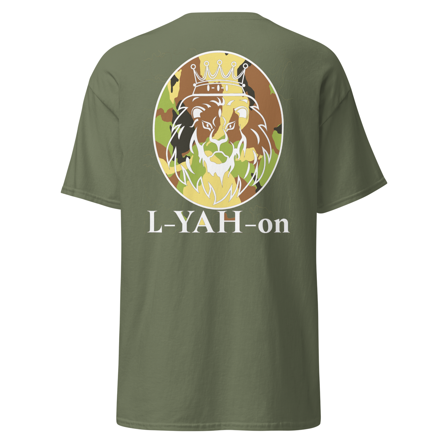 T-shirt encadré camouflage L-YAH-on