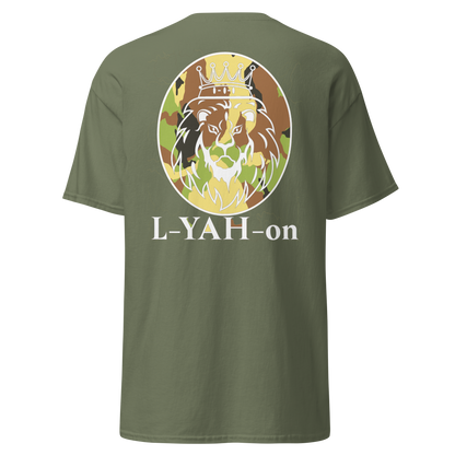 T-shirt encadré camouflage L-YAH-on