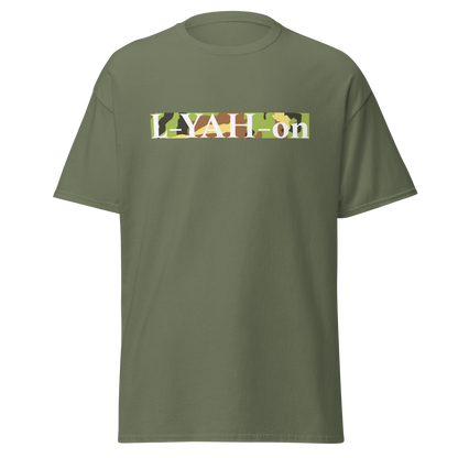 T-shirt encadré camouflage L-YAH-on