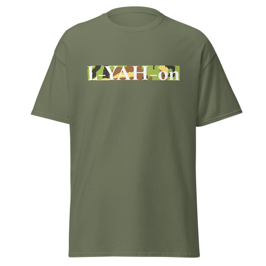 T-shirt encadré camouflage L-YAH-on