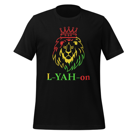 T-shirt classique rouge/jaune/vert L-YAH-on