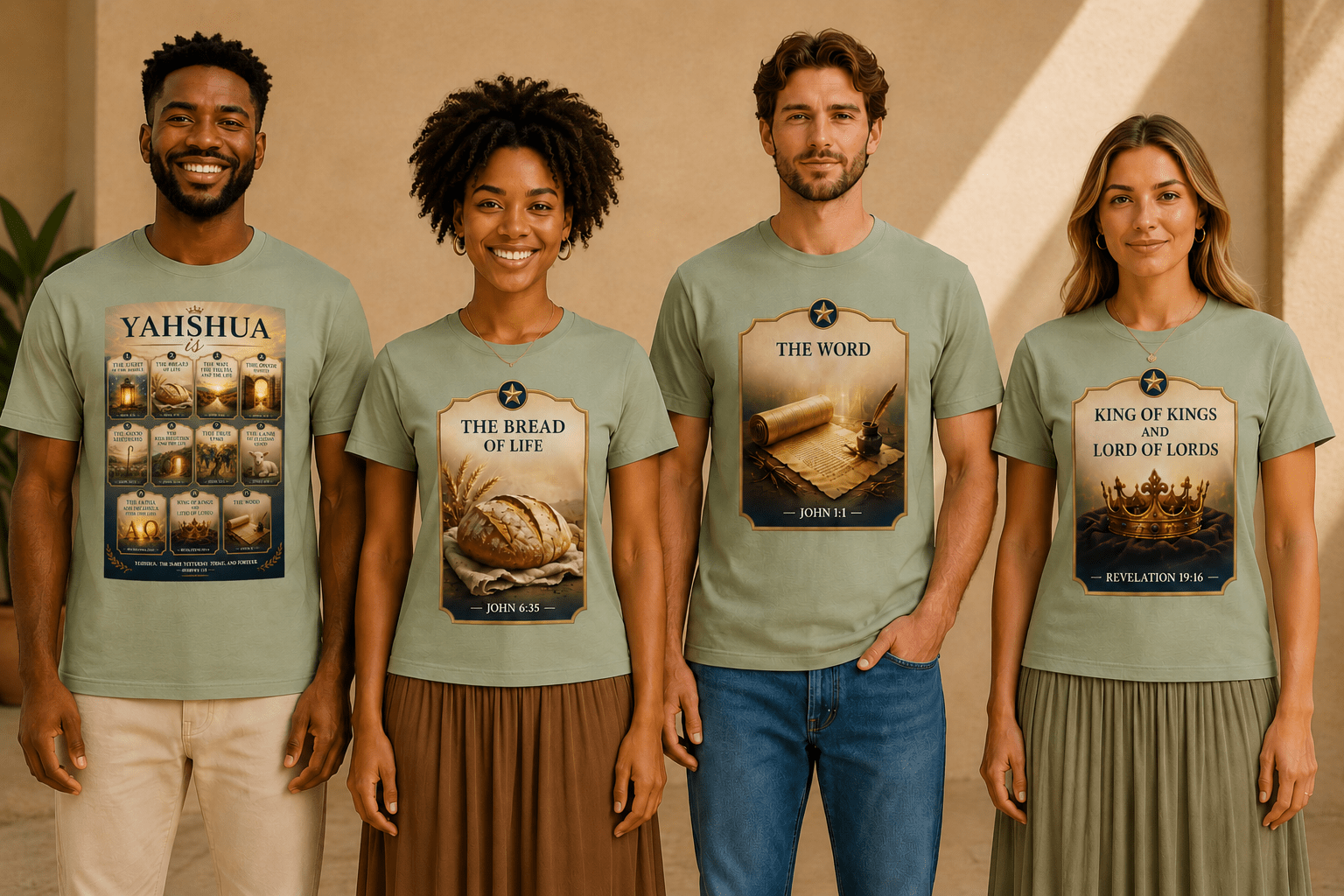 YAHSHUA IS Collection T-Shirt - Faith-based Apparel