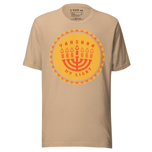 YAHSHUA light faith-based t-shirt