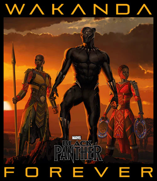 Junior's Marvel Wakanda Forever T-Shirt