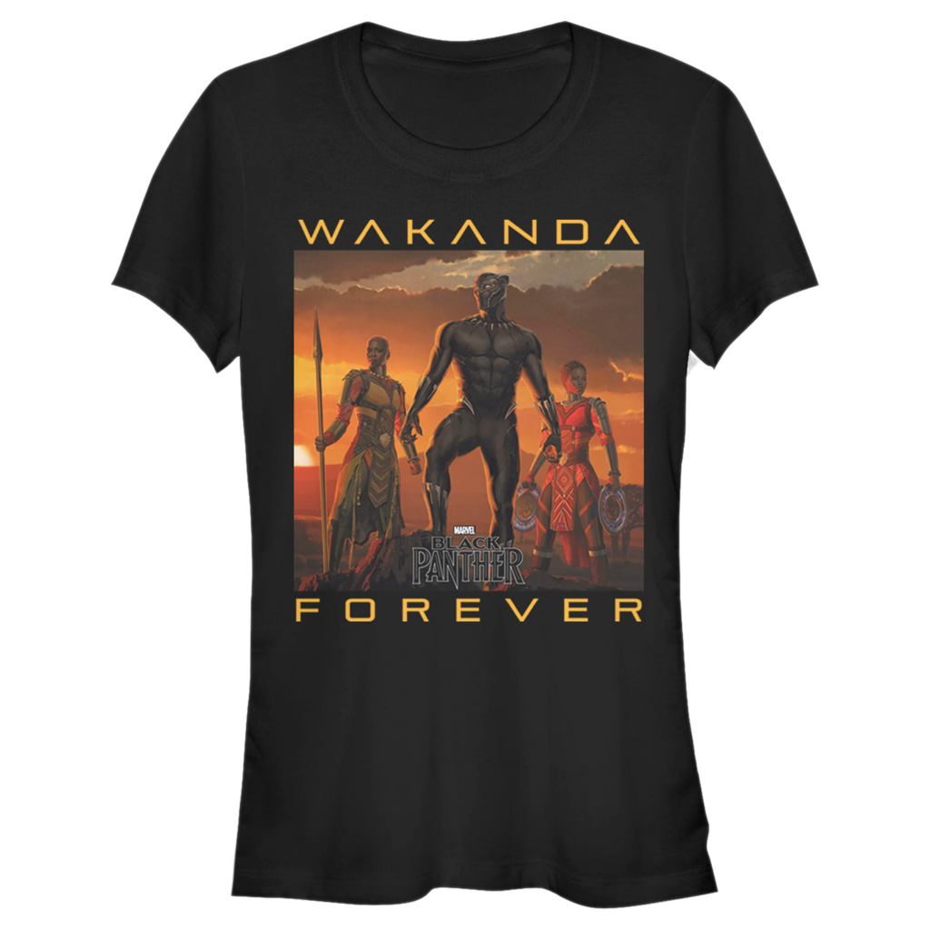 Junior's Marvel Wakanda Forever T-Shirt