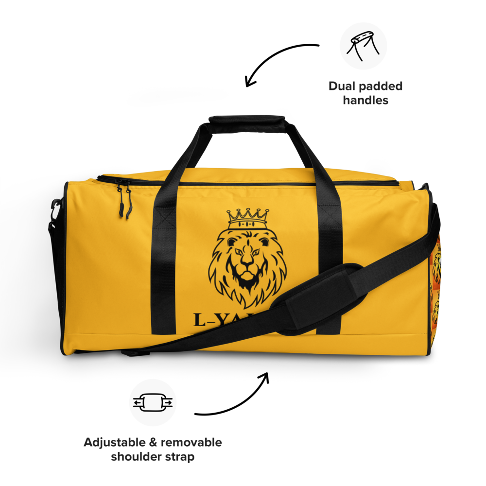 Golden Duffle Bag