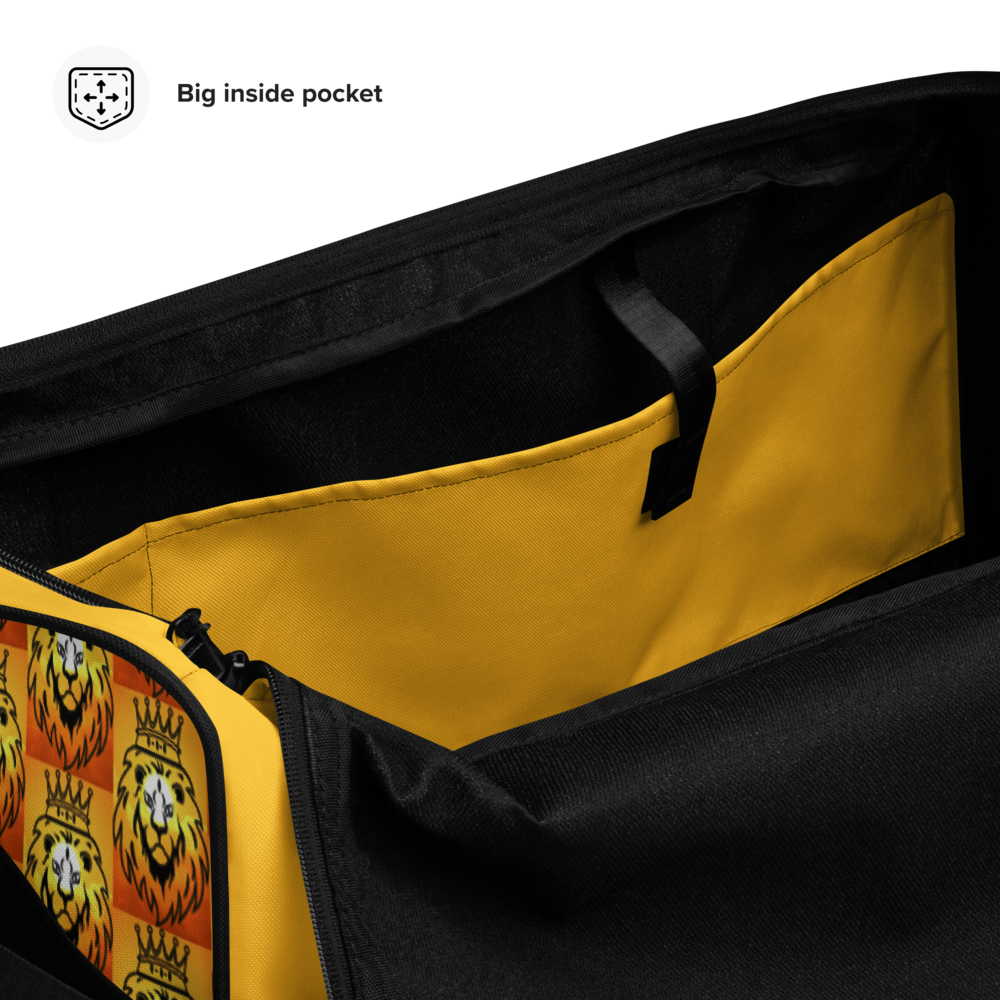 Golden Duffle Bag