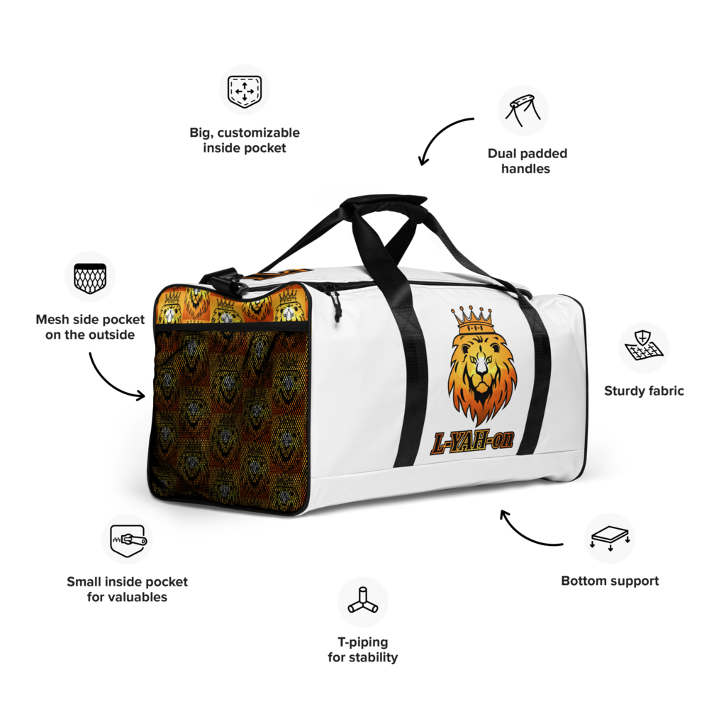 Bolsa de deporte blanca