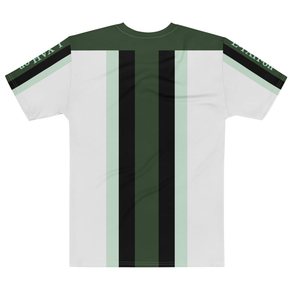 L-YAH-on Green stripes T-Shirt