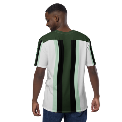 L-YAH-on Green stripes T-Shirt