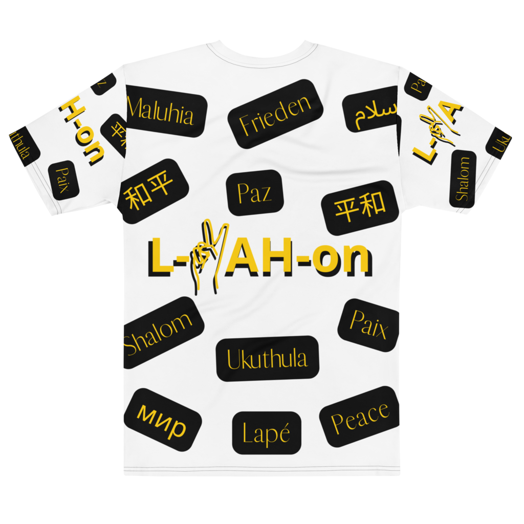 T-shirt multi-langues L-YAH-on & Peace
